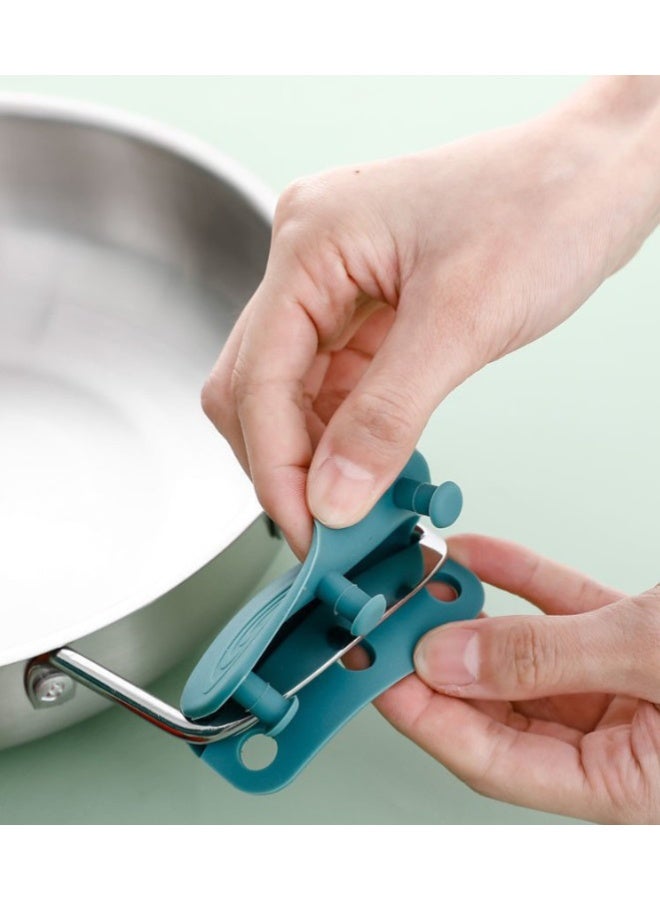 HOMESTAR Silicone Pot Holders Pair｜Heat Resistant Up To 230°C (446°F)｜Premium Non-Slip Grip For Cast Iron Pans & Cookware｜Extra Thick Durable Silicone Handle Covers｜Soft & Flexible For Easy Handling｜Oven & Stove Safe｜BPA-Free & Dishwasher Safe｜Stylish Kitchen Must-Have｜Perfect Gift For Home Chefs｜Easy To Clean & Long-Lasting (Set Of 2) - Image 3