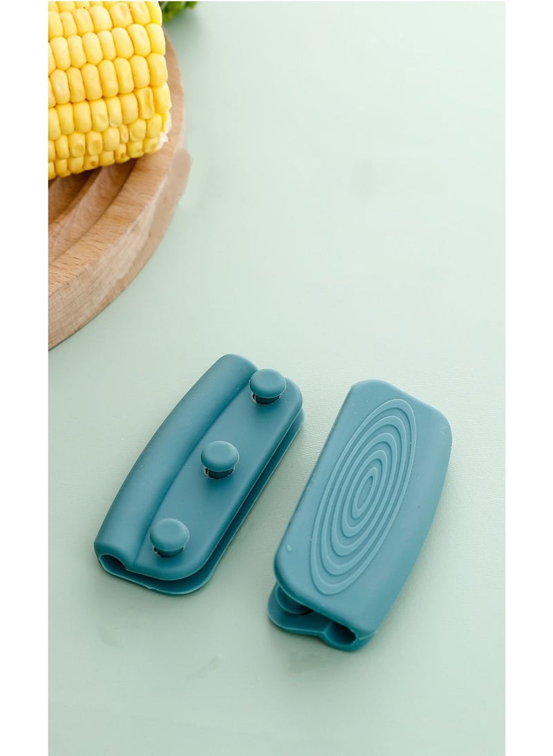 HOMESTAR Silicone Pot Holders Pair｜Heat Resistant Up To 230°C (446°F)｜Premium Non-Slip Grip For Cast Iron Pans & Cookware｜Extra Thick Durable Silicone Handle Covers｜Soft & Flexible For Easy Handling｜Oven & Stove Safe｜BPA-Free & Dishwasher Safe｜Stylish Kitchen Must-Have｜Perfect Gift For Home Chefs｜Easy To Clean & Long-Lasting (Set Of 2) - Image 5