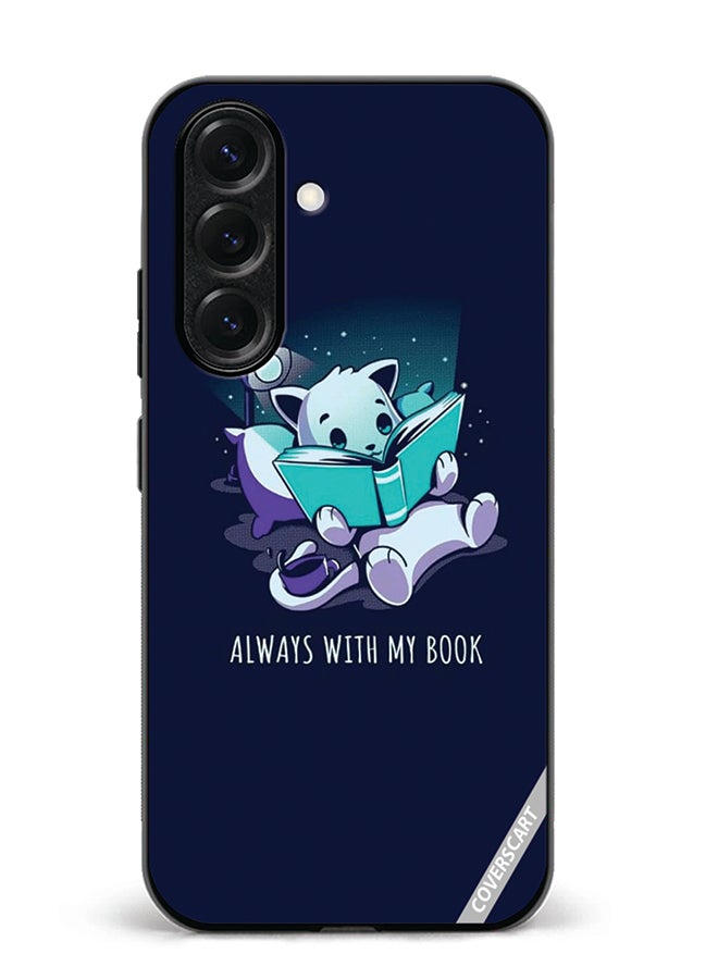 VR CREATIVE Protective Case Cover For Samsung Galaxy S25 Plus Always With My Book Design Multicolour
