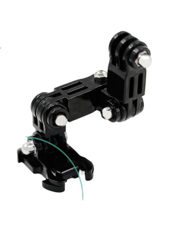 Maxcam Suitable For Dji Osmo Action 4/3 Action Camera, Gopro 121109 Motorcycle Helmet Chin Mount Bracket Set, Helmet Strap Accessories - Image 2
