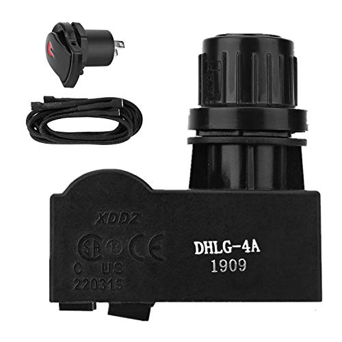 DcYourHome G511-0055-W1 Electronic Igniter Kit for Char-Broil 4 Spark Electronic Ignition, 4 Outlets Ignitor for Charbroil 463270913 Igniter Replacement and More, Ignition Module-4 Outlets and Switch/Off Button - Image 1