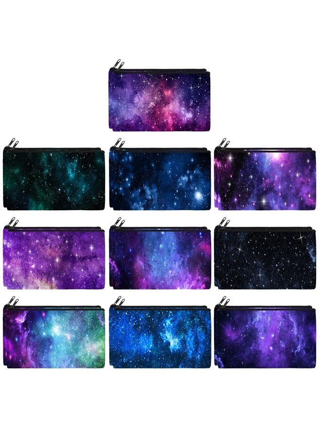 Reginary 20 Pieces Cosmetic Bag for Women, Roomy Makeup Bags with Zipper Toiletry Bag Pouch Travel Packing Accessory Organizer Gifts, 7 x 4.3 Inches (Starry Sky) - Image 1