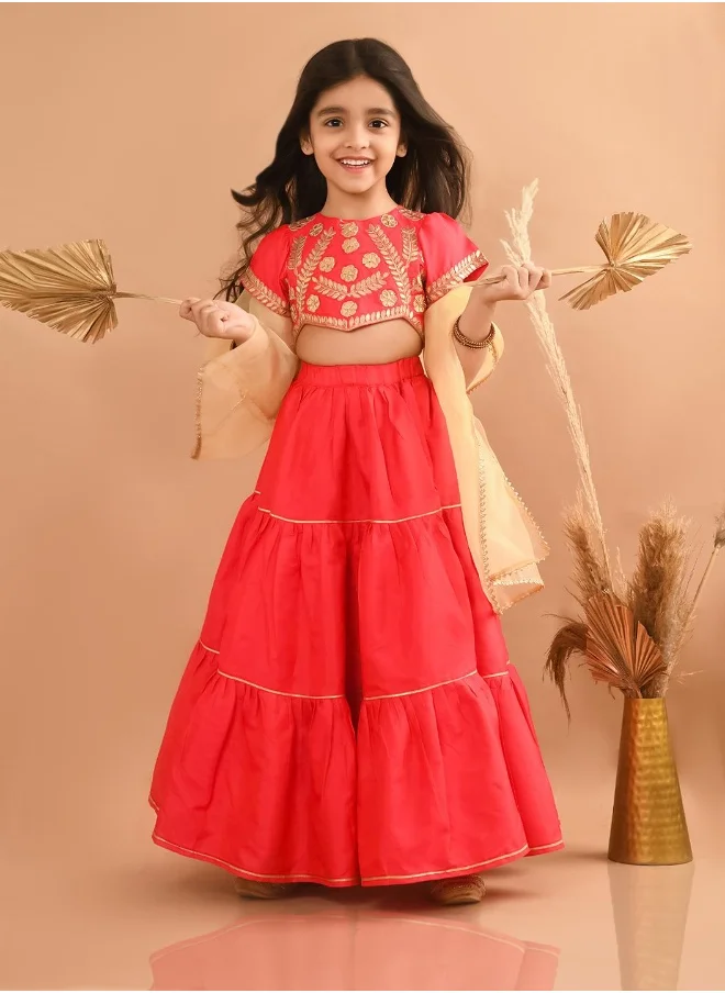 ليلك Embellished Lehenga Choli Set