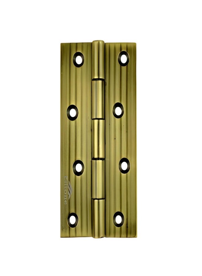 ELITONE Stainless Steel Window & Door Butt Hinges Kabja, Linear Antique Finish, 3 Piece, Gray 4 Inch x 12 Gauge/2.5 mm - Image 5