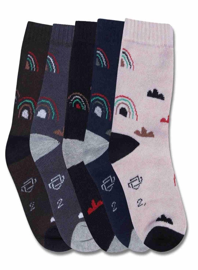 Dollar Kids Socks For Boys & Girls In Blended Cotton (Pack Of 5) - Image 1