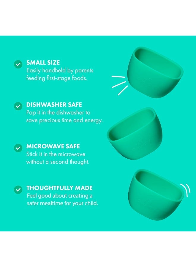 Avanchy Silicone La Petite Mini Silicone Bowl Green - Image 3
