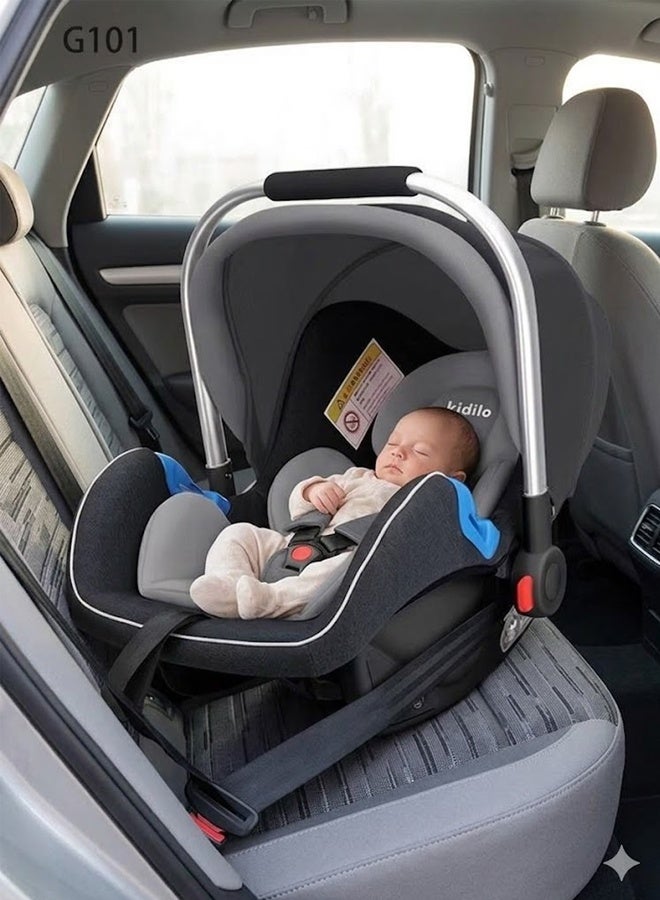 Kidilo Baby Carrier Car Seat With Full Body Support Soft Cushion And Automatic Fold/Unfold Function, 0 Months - Image 1