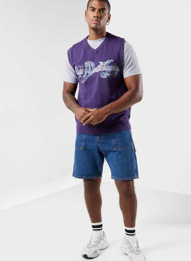 The Hundreds Cosmo Vest Sweatshirt - Image 4