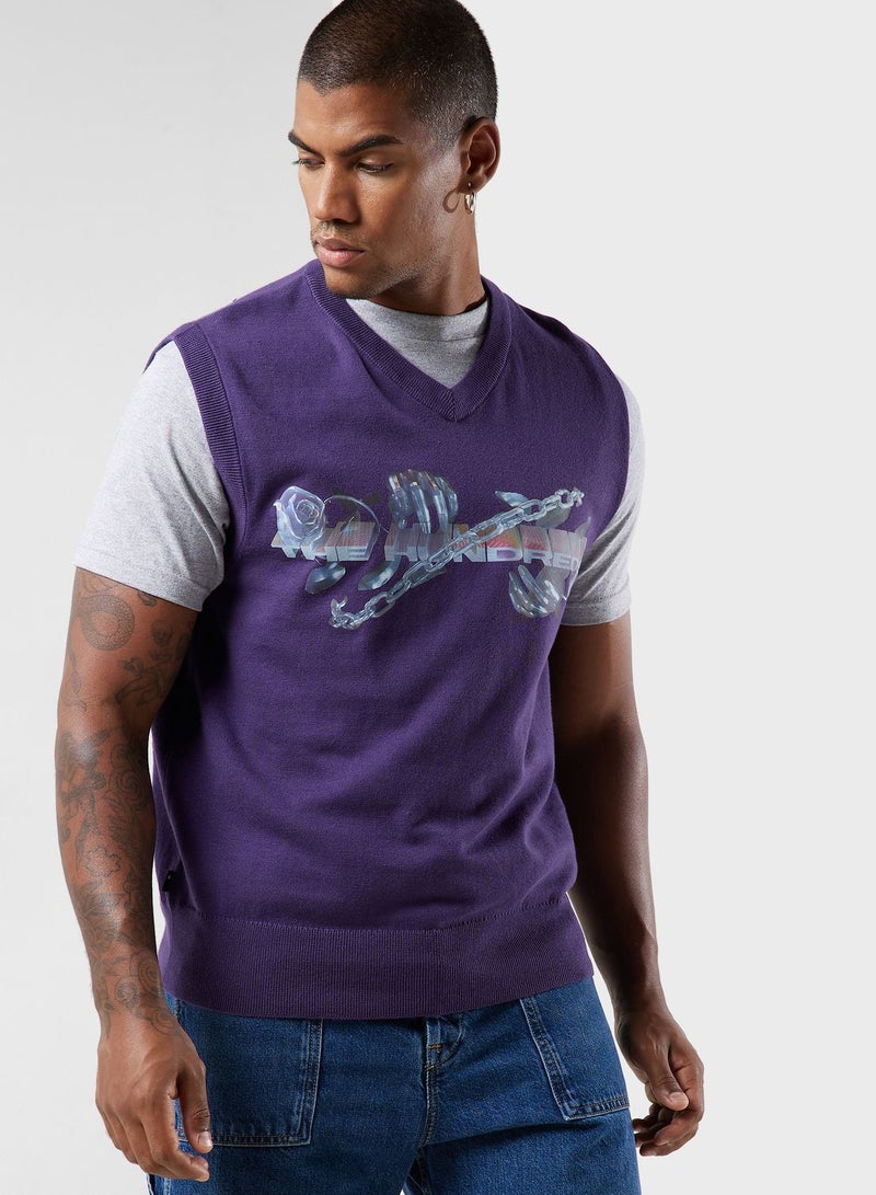The Hundreds Cosmo Vest Sweatshirt - Image 1