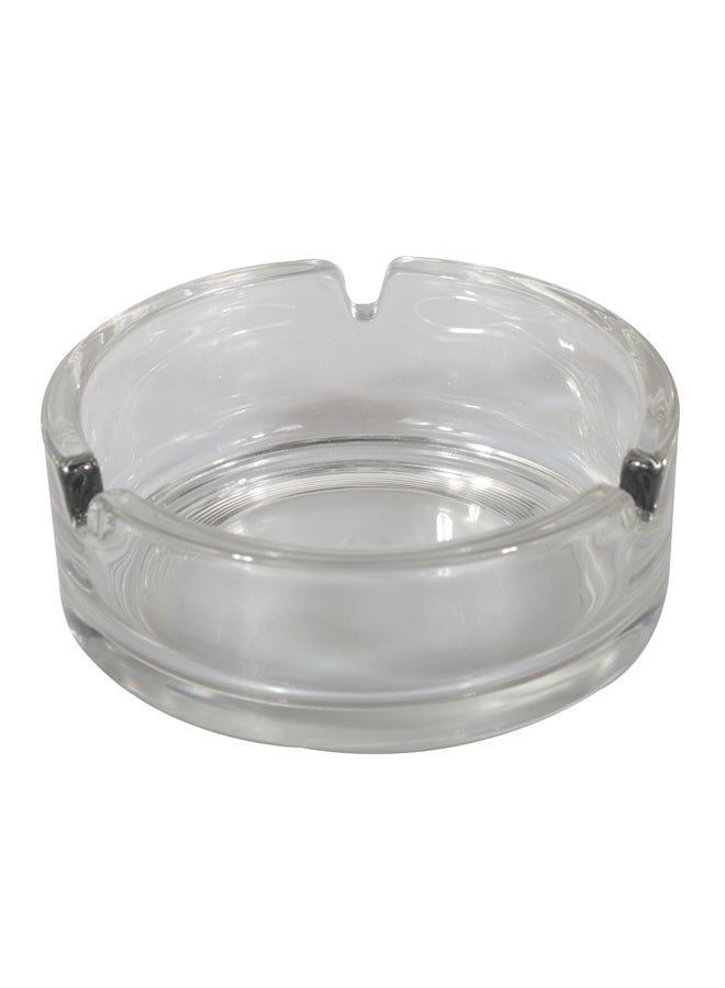 Decorative Round Ashtray Clear 11x10.8x4cm