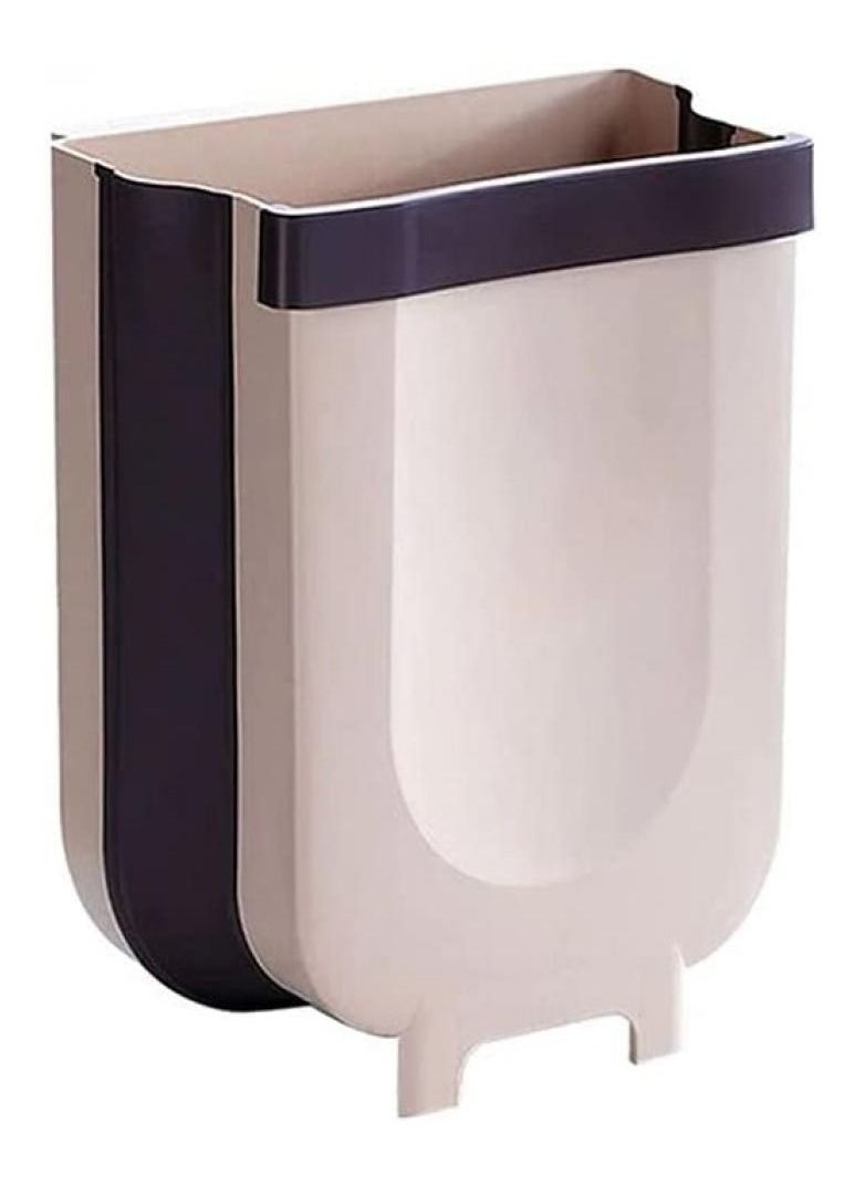Alissa Hanging Trash Can,Over The Cabinet Garbage Bin,Collapsible Foldable Door Waste Container Home Car Office  - Image 1