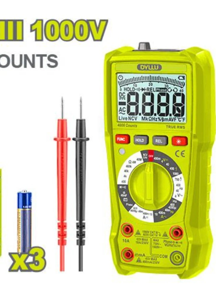 DYLLU Digital multimeter 1000 v DTDM2502