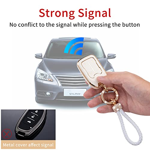 Gematay for GMC Key Fob Cover, Key Case Compatible with 2019 2020 2021 2022 2023 2024 2025 2026 Chevy Silverado GMC Sierra 1500 2500HD 3500HD Terrain Acadia Smart Key Protector Shell 5 Button - Image 4
