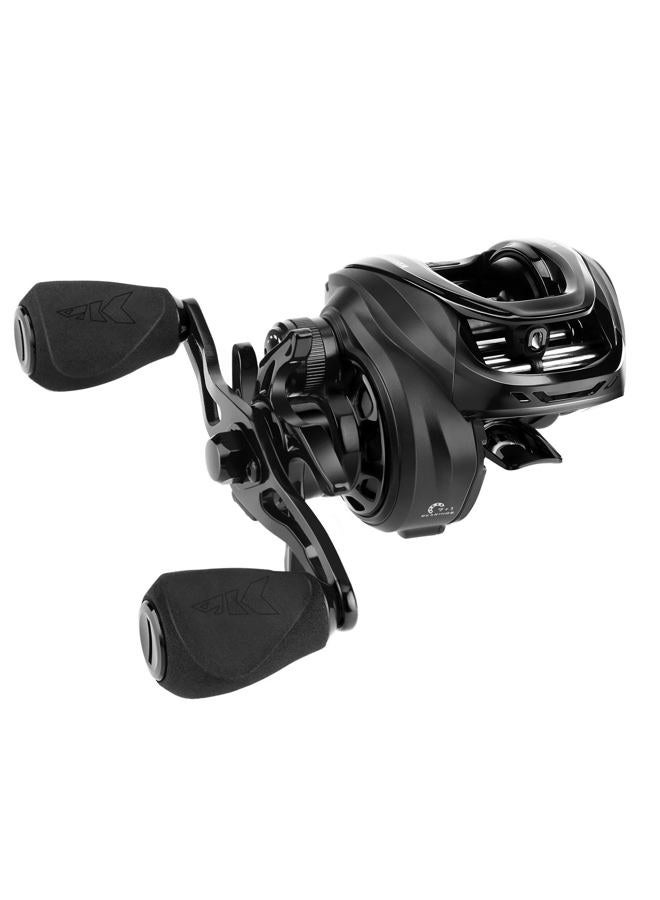 Kastking Zephyr Baitcasting Fishing Reel, Right Handed, Black - Image 1