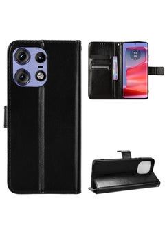 Phone Case for Motorola Edge 50 Pro 5G PU Leather Magnetic Business Phone Case Stylish Flip Cover with Card Slot and Stand for Motorola Edge 50 Pro 5G