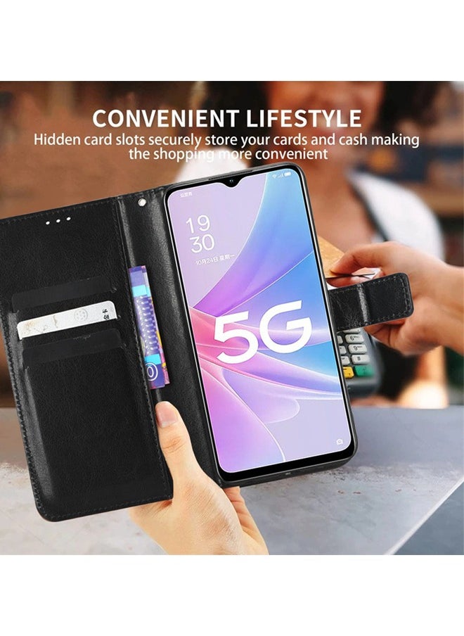 Generic - Phone Case for Motorola Edge 50 Pro 5G PU Leather Magnetic Business Phone Case Stylish Flip Cover with Card Slot and Stand for Motorola Edge 50 Pro 5G - Image 1