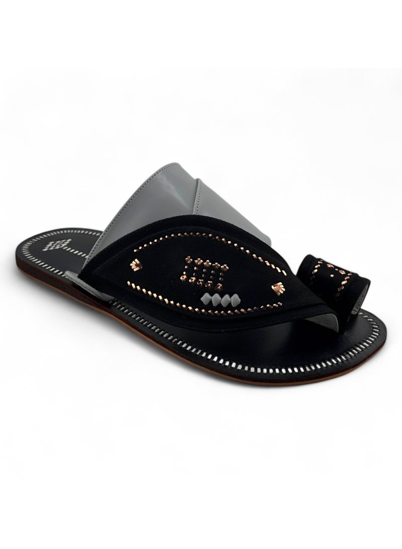 AL Fanoos Handcrafted heritage leather slippers  - Image 1