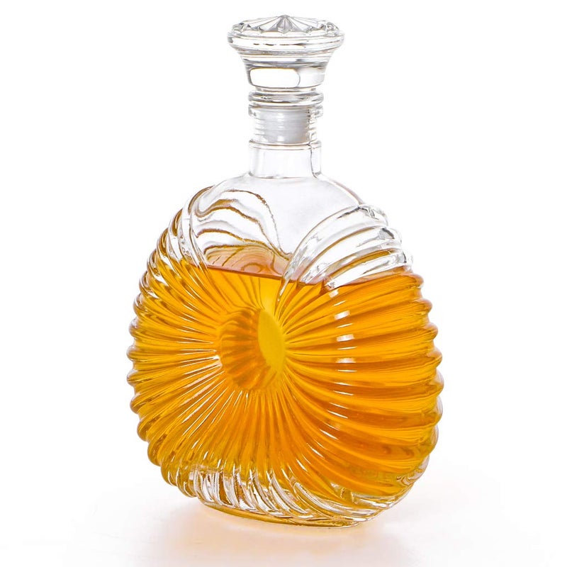 MDLUU Liquor Decanter Glass Decanter with Airtight Stopper Decanter Bottle for Whiskey Brandy Scotch Bourbon 24oz700ml