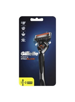 Gillette Fusion 5 ProGlide Razor Handle With 2 Cartridges