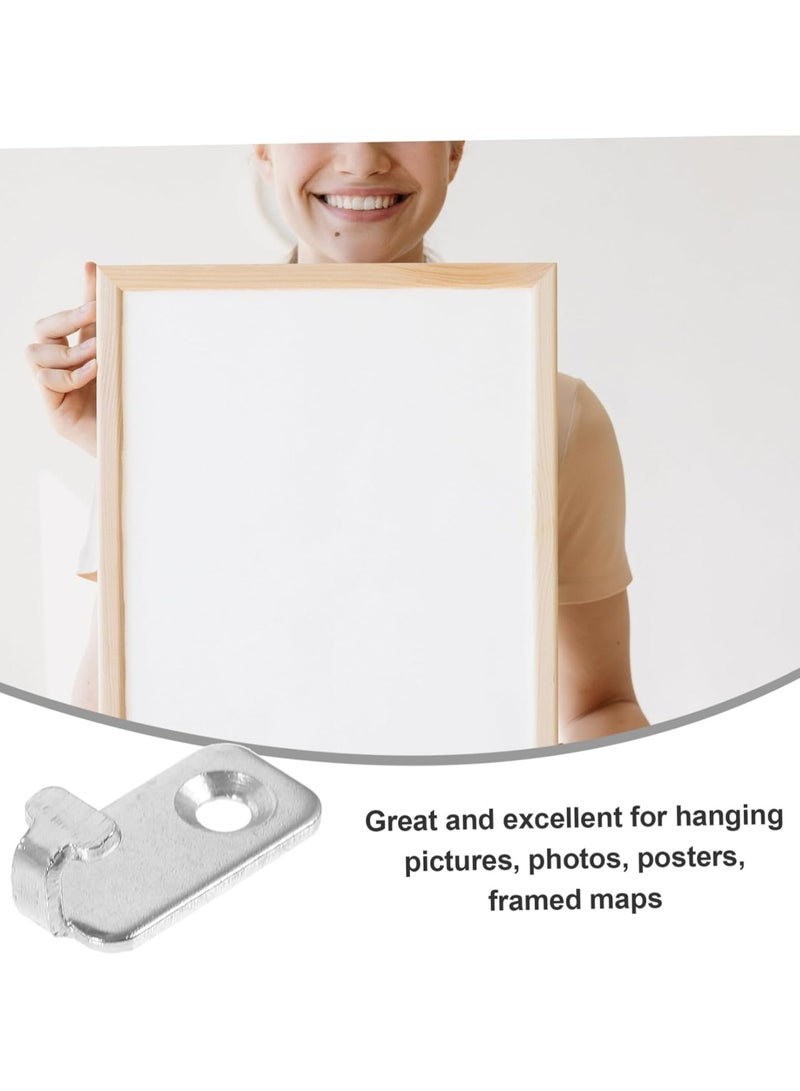 Oasisgalore 10 PCS Mini Stainless Steel Wall Hooks for Photos, Hats, and Artwork - Image 3