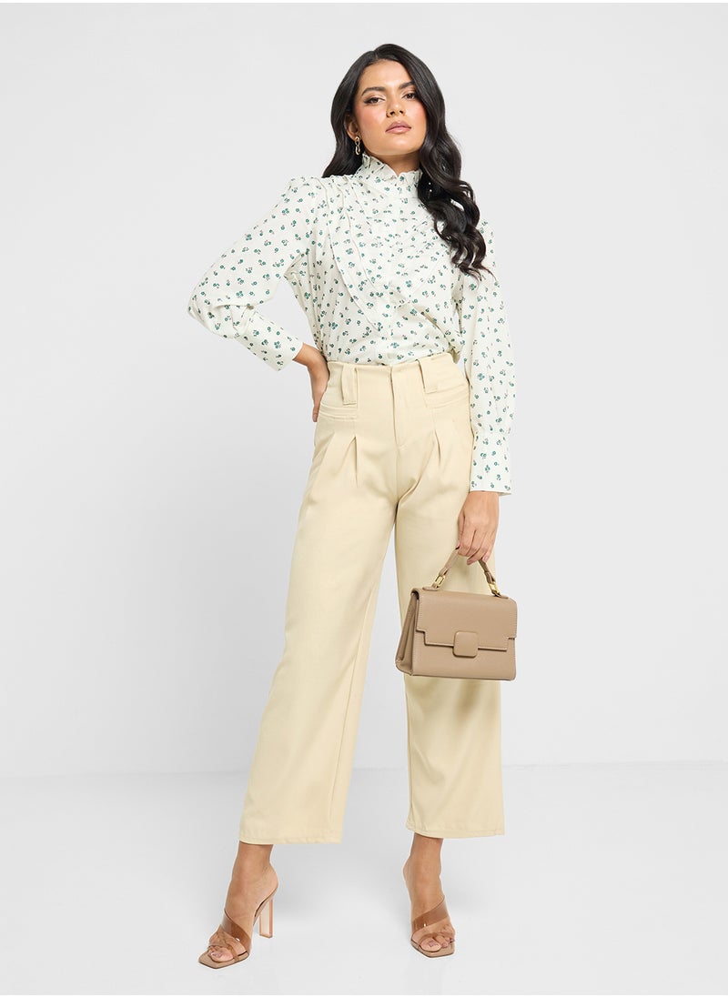 ELLA - Ditsy Print Top - Image 1