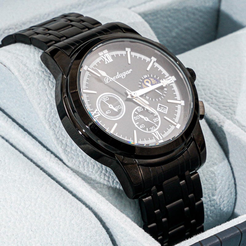 ProCase Watch Box Organizer, 12 Slot Watch Display Case With Glass Lid, Watch Storage Holder Mens Watch Case, Anniversary Birthday Valentine Gifts for Men Women -12 Slot, CrocCobaltBlue - Image 4