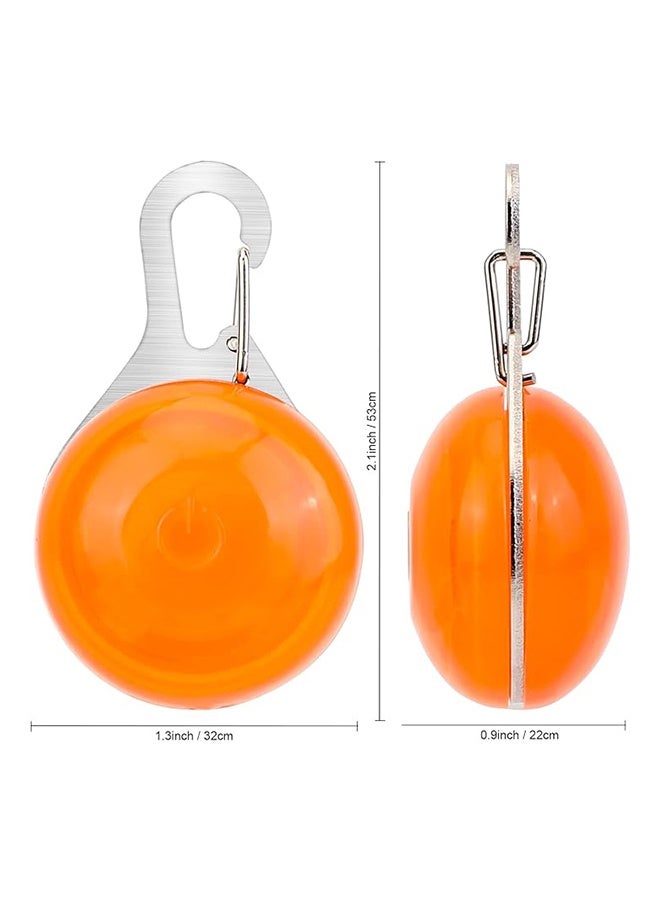 قطعتان من مصابيح LED لطوق الكلاب، علامة أطواق الكلاب المضيئة، ضوء علامة LED للكلاب بمشبك لطوق الكلاب، 3 أوضاع إضاءة للكلاب للمشي الليلي والتخييم - Image 5