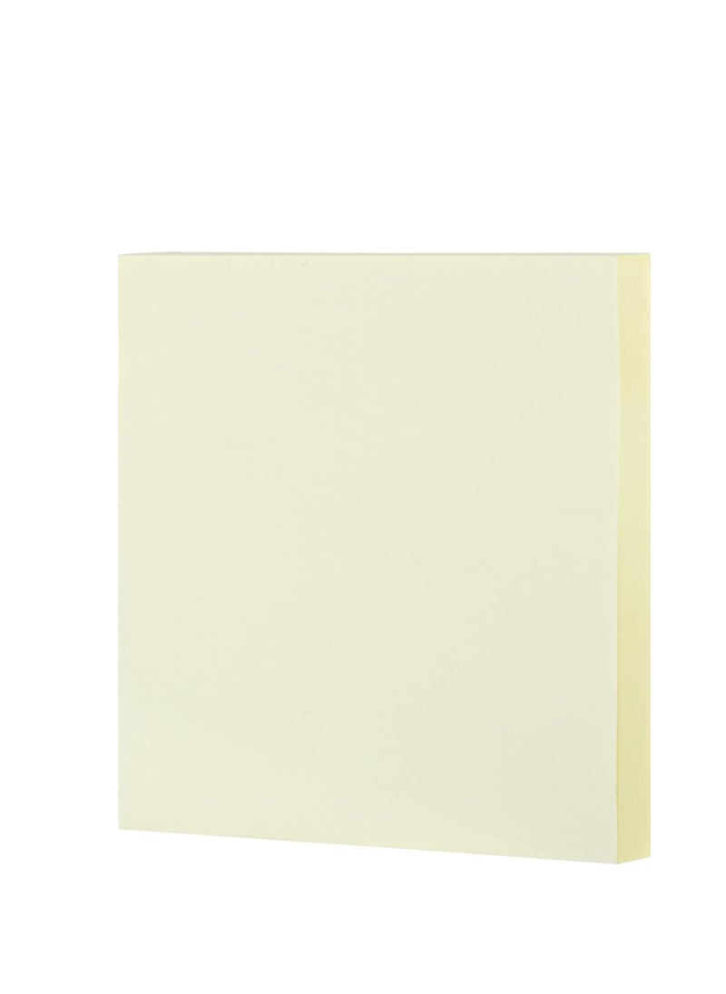 Deli - 24 Sticky Notes, 3”x3”,  (76mmx76mm)24 Pads, Pastel Yellow Colors Sticky Notes, Sticky Note, Self-Stick Note Pads, Sticky Pads Sticky Notes Aesthetic, Colorful Sticky Notes, Sticky Notes Bulk Sticky Notes 2400 pcs - Image 1