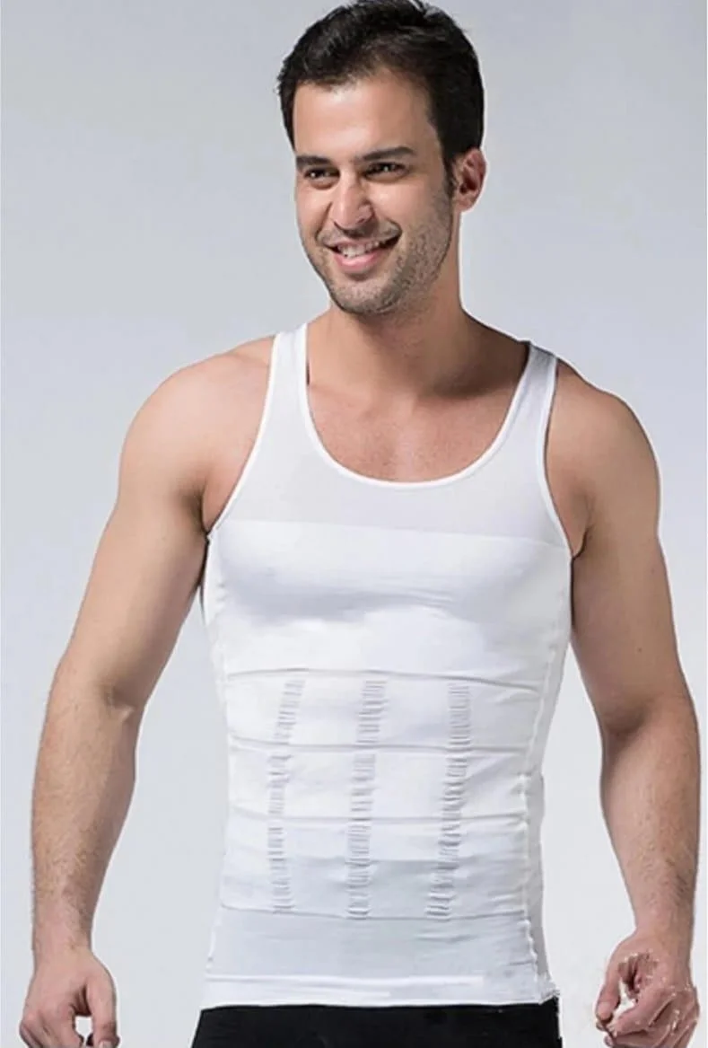 Liza 500 Men's Belly Size Minimizing Corset Undershirt 1 Piece