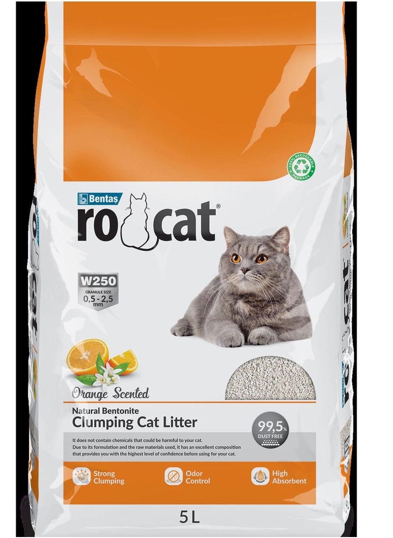 White bentonite cat litter Orange scented 5 liter  bag - pzsku/ZB2AE8EA967180CAD78E8Z/45/_/1684268013/aa4f4074-53f4-46ca-9138-071c70839fdc