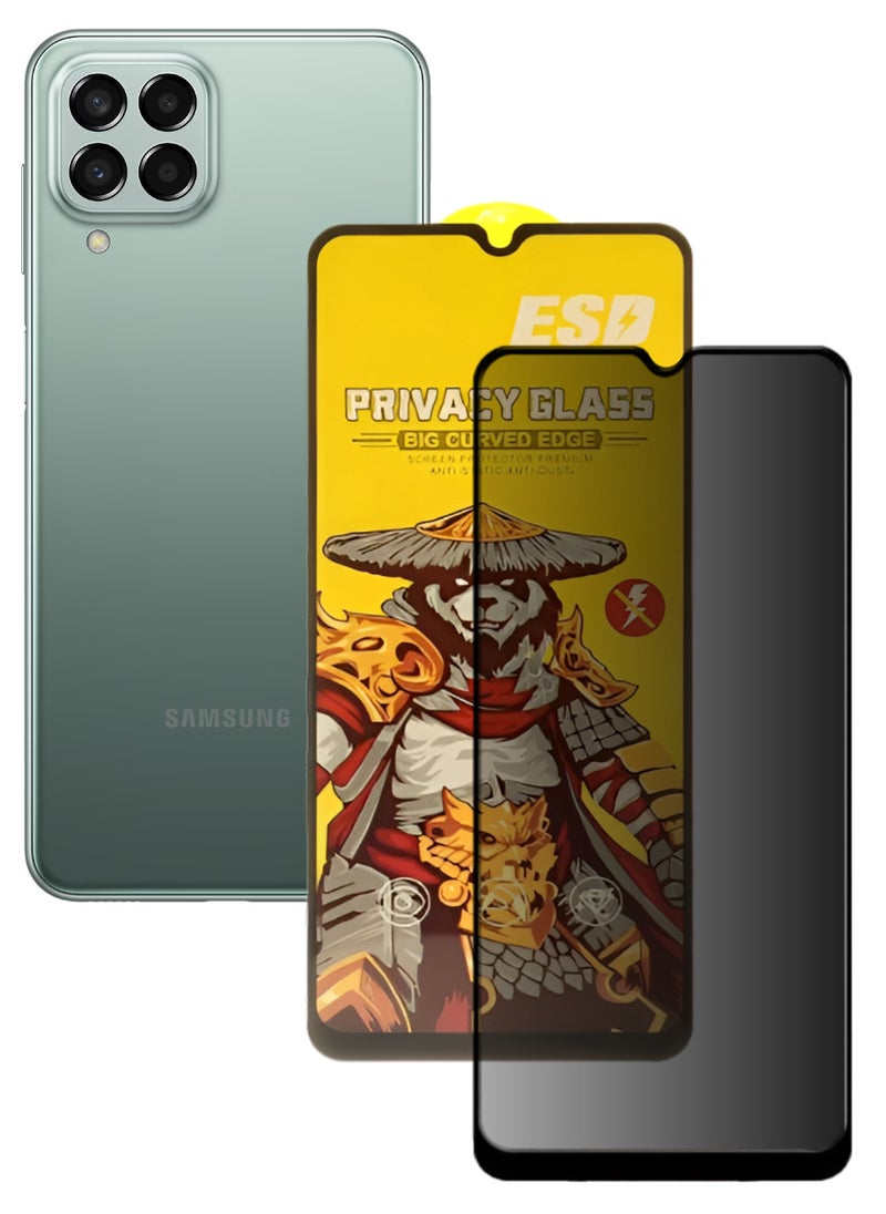 ESD Tempered Dustproof Privacy Glass Screen Protector Compatible For Samsung Galaxy M33 5G - Image 1