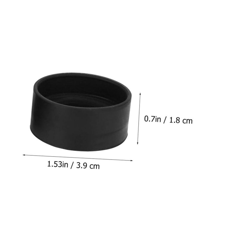 2Pcs Black Rubber Eyecups for Stereo Microscopes Enhanced Observation Eye Protectors - Image 3