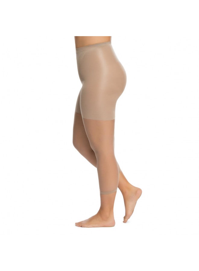 SPANX In-Power Line Footless Pantyhose Hosiery Nude Size D - Image 1