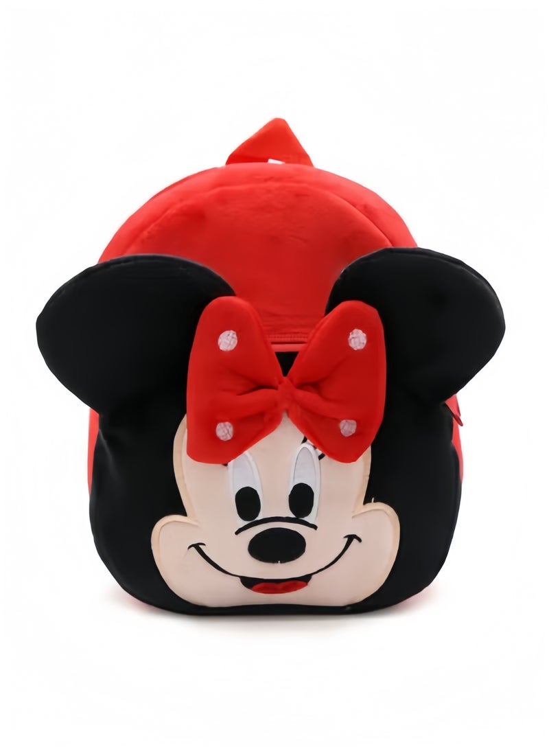 Plush Cartoon School Backpack Multicolour - Image 1