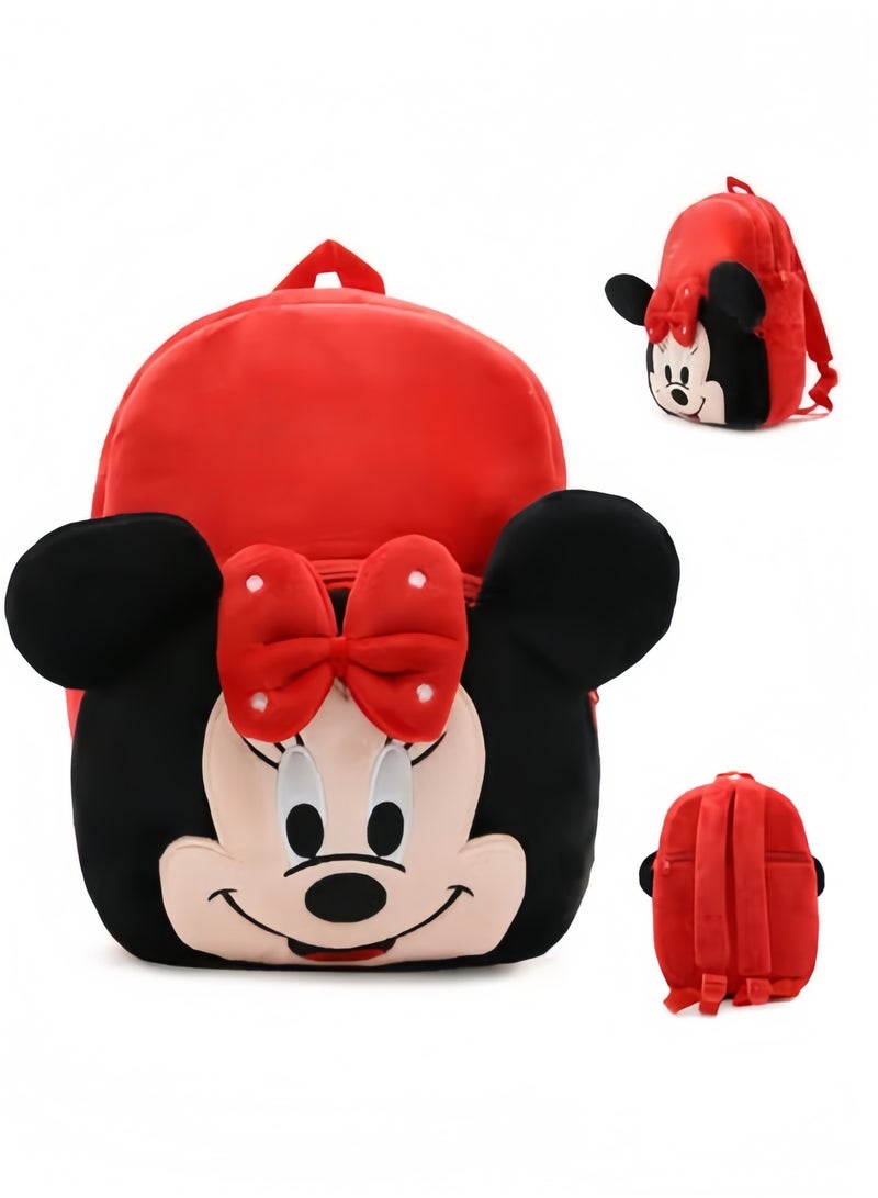 Plush Cartoon School Backpack Multicolour - Image 2