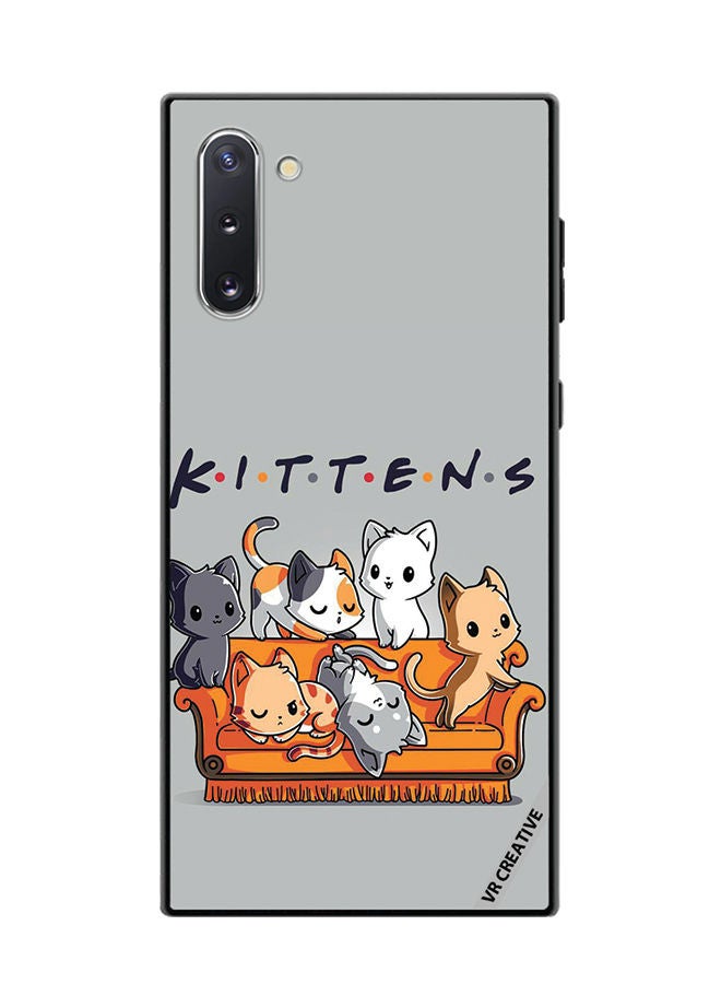VR CREATIVE Protective Case Cover For Samsung Galaxy Note10 5G Kittens Design Multicolour - Image 1