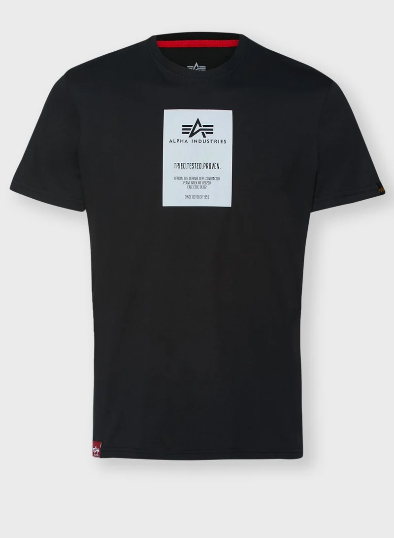 Alpha Industries Reflective Label T-Shirt