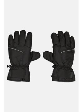 RBX Men 1 Pair Textured Ski Gloves, Black  - Image 1