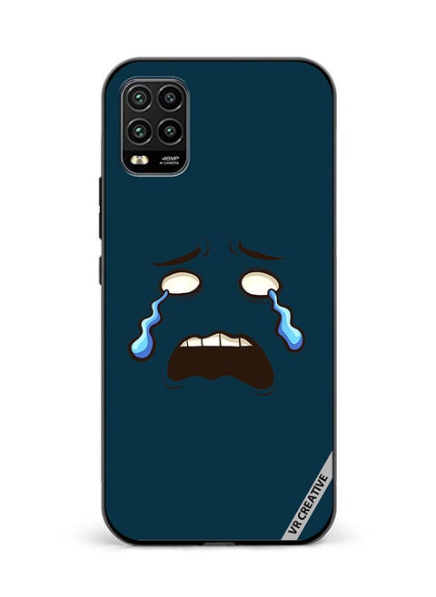 Protective Case Cover For Xiaomi Mi 10 Lite 5G Crying Face Design Multicolour