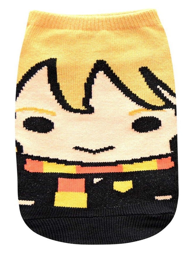 هاري بوتر جوارب قصيرة بتصميم شخصيات هاري بوتر اللطيفة (تشيبي) - عبوة من 5 جوارب - Image 3