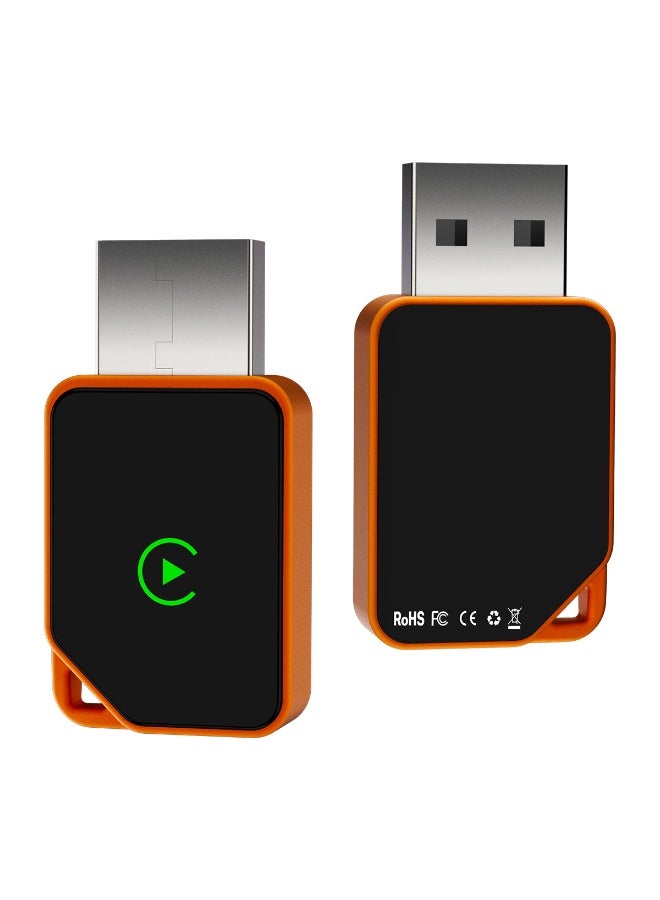 محول ميني سلكي إلى لاسلكي كار بلاي - صندوق اتصال ذكي للسيارات مناسب لأجهزة آبل وأندرويد