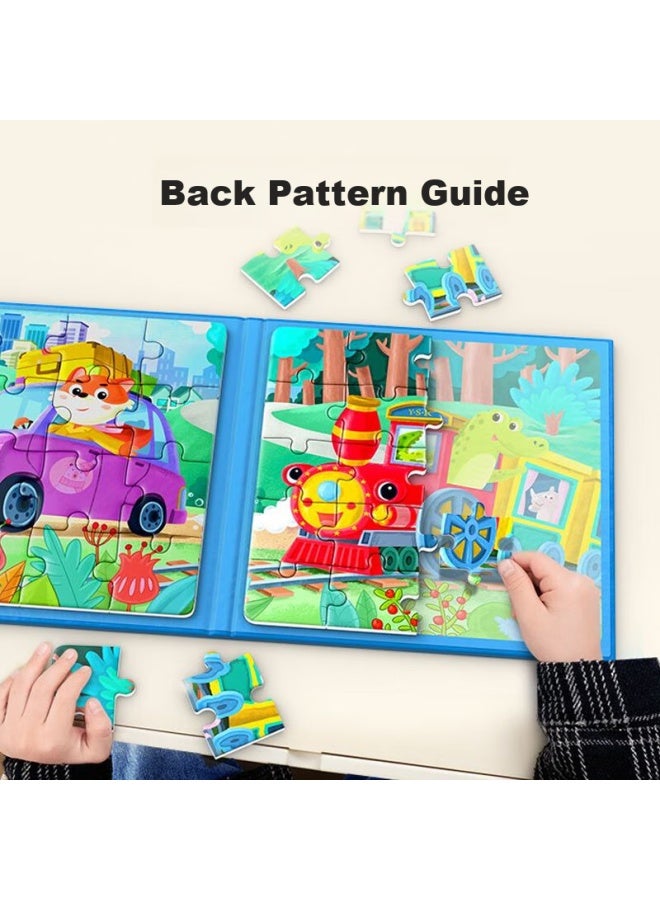 Ysr Kids Magnetic Puzzle 1-3-6 Years Old Baby Magnetic Attraction Flat Puzzle Early Education Toy For Boys And Girls Birthday Gift - Image 5