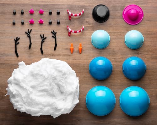 Play Visions Floof Modeling Clay - Reuseable Indoor Snow - Mr. & Mrs Snowman Set With Endless Creations and 22 Molding Accessories - Image 3
