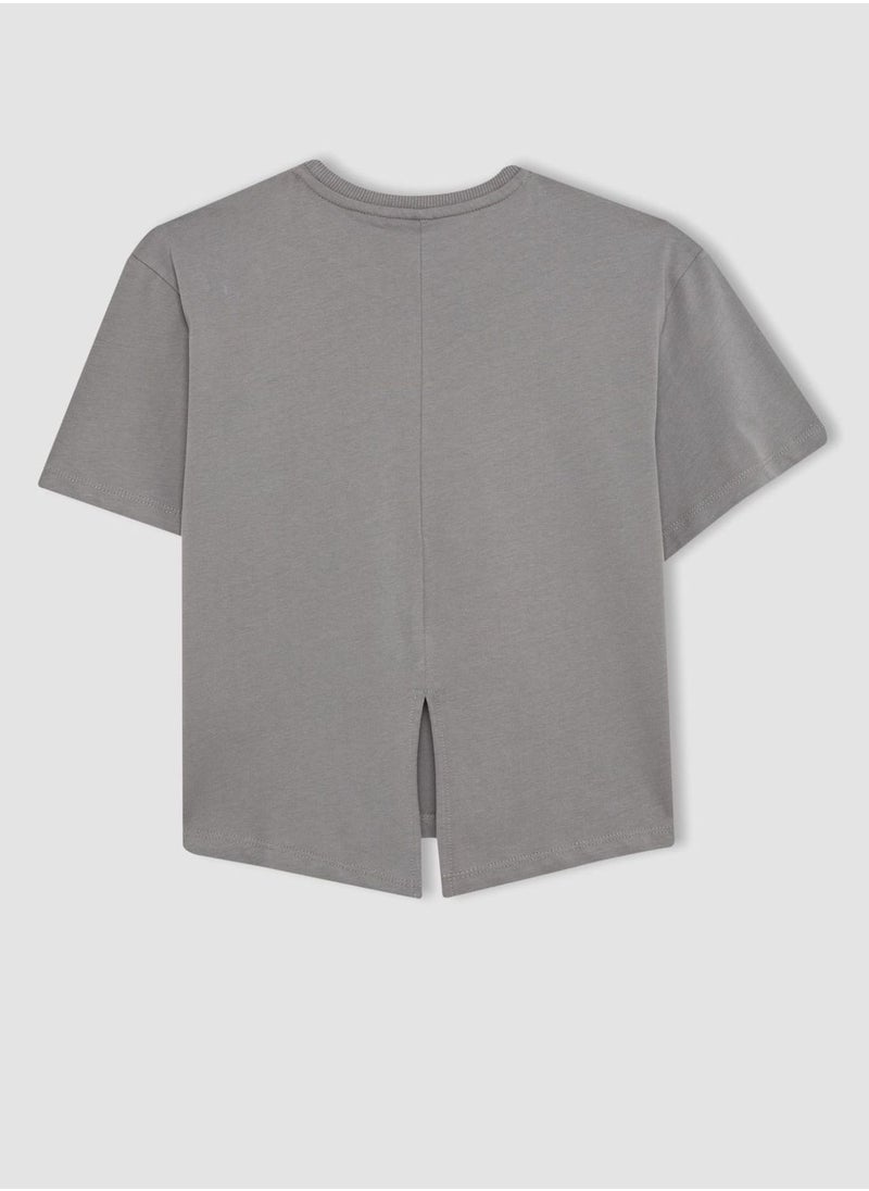 DeFacto - Girl Relax Fit Short Sleeve T-Shirt - Image 1