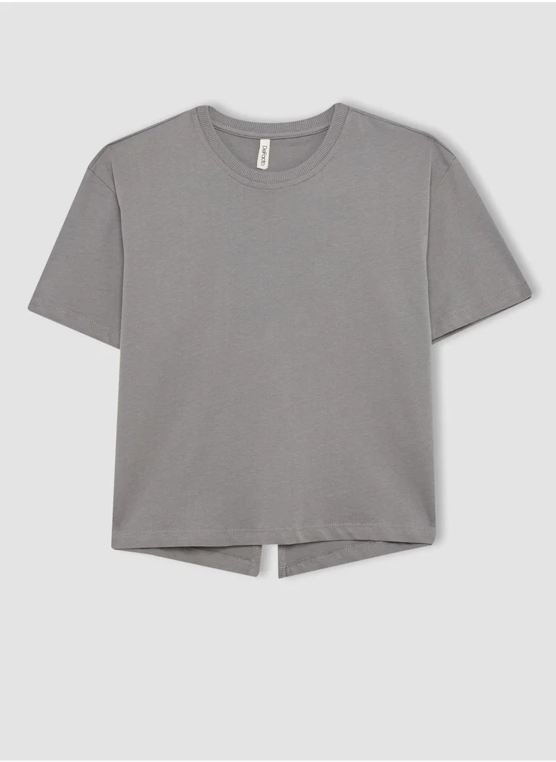 DeFacto Girl Relax Fit Short Sleeve T-Shirt