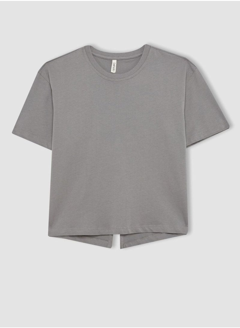 DeFacto - Girl Relax Fit Short Sleeve T-Shirt - Image 1