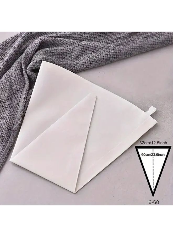 Reusable Pastry Bag 24 Inch Adjustable Nozzle For Cake Decorating Icing - Image 5