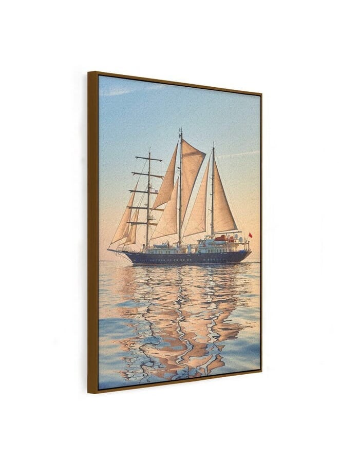 Home Gallery - Abstract Framed Portrait Of Sailing Ship Race Cruises And Yachting - Image 1