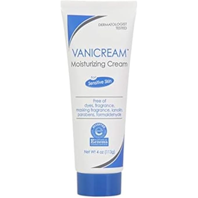 Vanicream Moisturizing Skin Cream | For Sensitive Skin | Soothes Red, Irritated, Cracked, or Itchy Skin | Dermatologist Tested | Fragrance and Paraben Free | 4 Ounce - Image 1