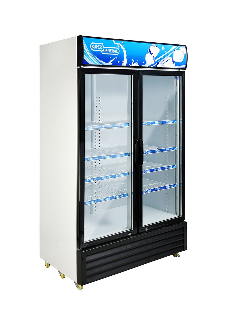 SUPER GENERAL 1000 Liter Double Door Chiller French 120 W SG SC1018 IF White - Image 3